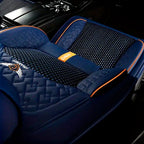 Kit Funda de Asiento de Auto Completo en Cuero Legítimo Italiano + REGALO: Kit de Alfombra Completo