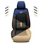Kit Funda de Asiento de Auto Completo en Cuero Legítimo Italiano + REGALO: Kit de Alfombra Completo